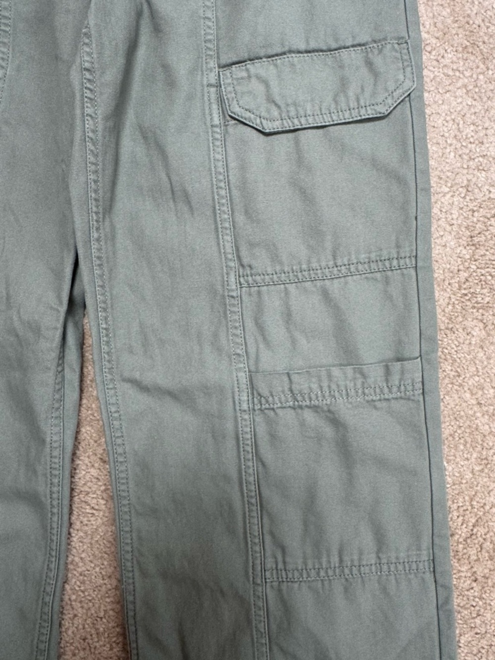 Aeropostale Sz XS Women's Cargo Pants in Sage Green - Relaxed Utility Style - Picture 3 of 9